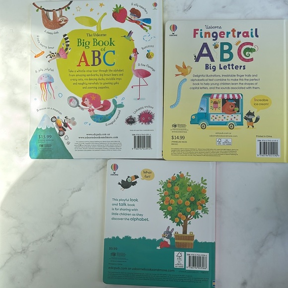 Set of 3 Usborne ABC Books - Picture 2 of 8